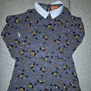 Nickelodeon Gray and Pink Dog Print Dress